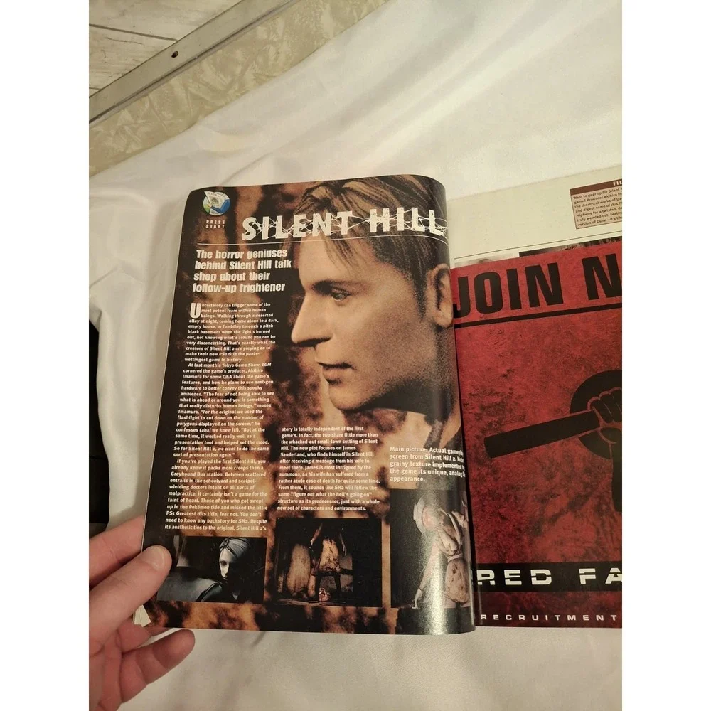 EGM/Electronic Gaming Magazine July 2001 #144 Game Boy Advance Silent Hill 2 Ad